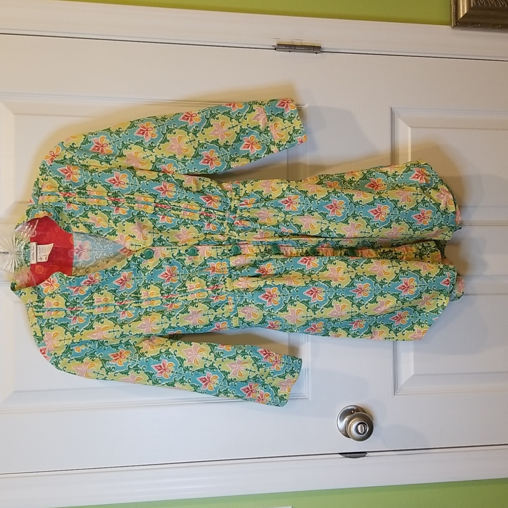 Matilda Jane Green Acres Tunic Top, Women's Size Medium